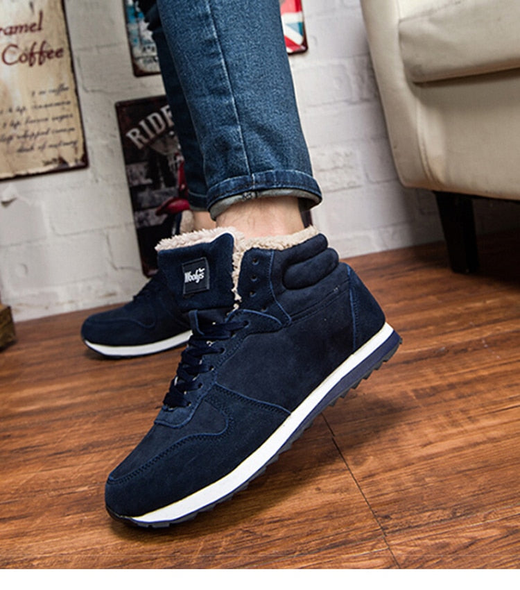 Warme Herren Premium Winterstiefel