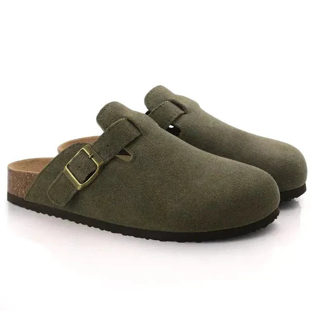 Herren Suede Slipper im Old Money Stil, elegant und komfortabel