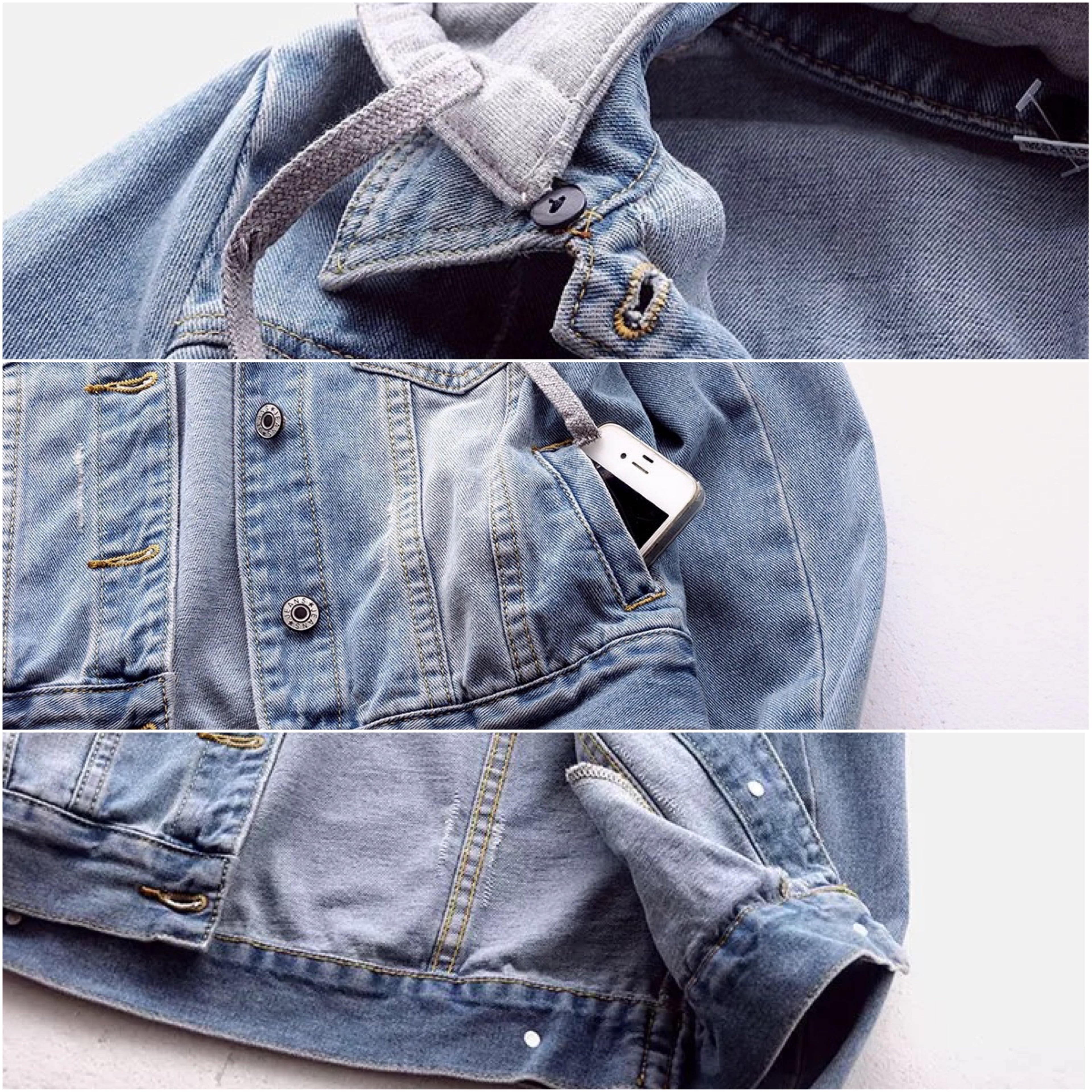 "Erika" Lässige Jeansjacke