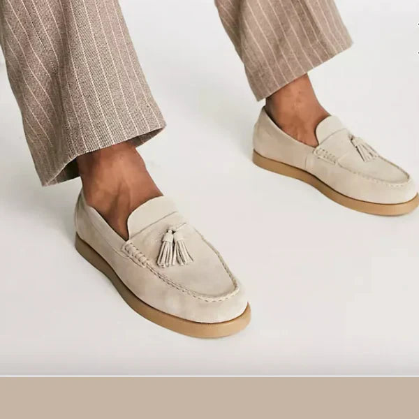 Klassische Herren-Loafer aus Wildleder, elegant und komfortabel