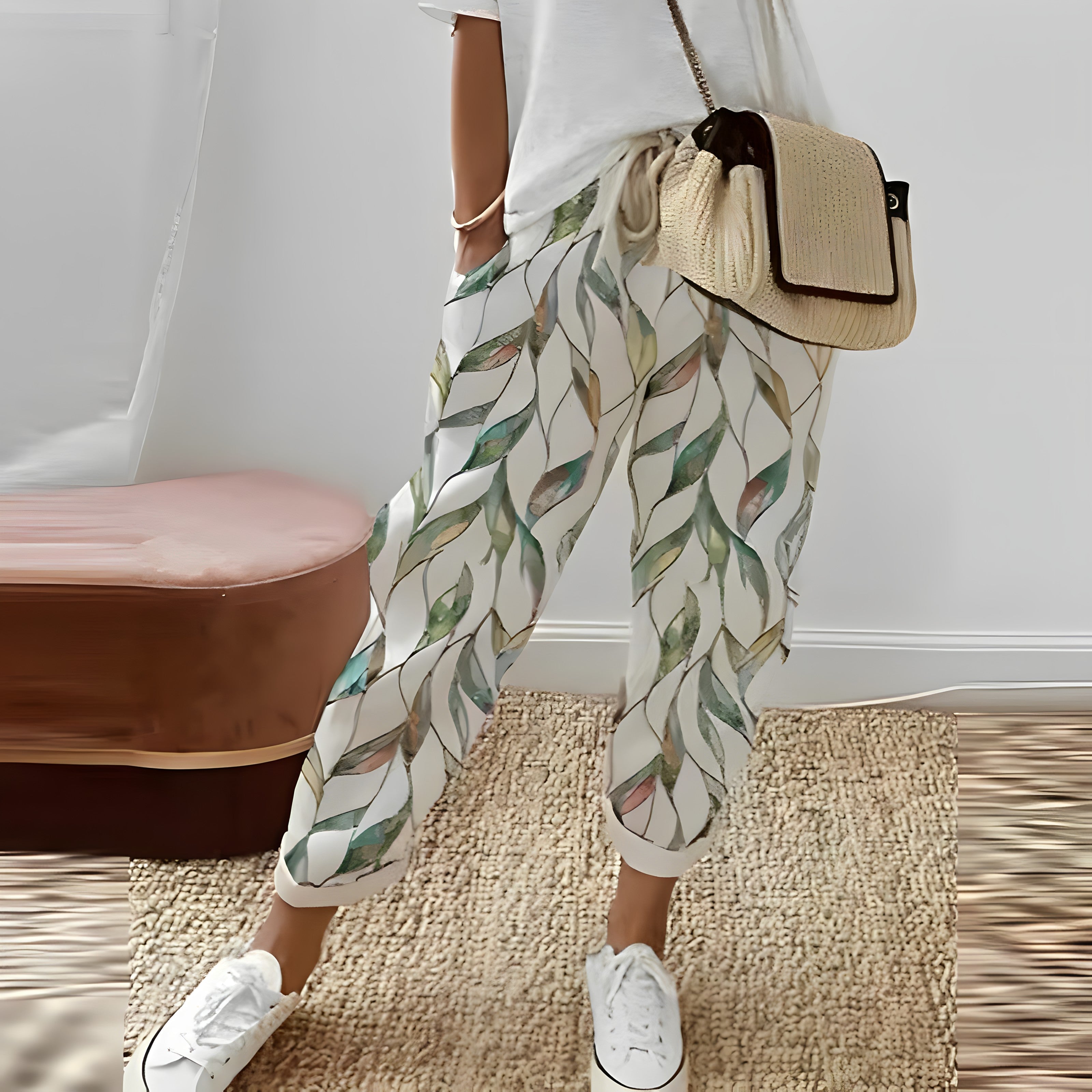 Julea - Ethnohose mit Retromuster