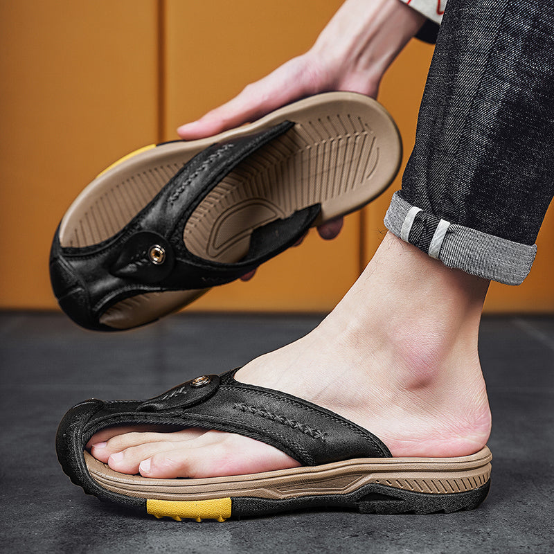 Orthopädische Herren Zehensandalen
