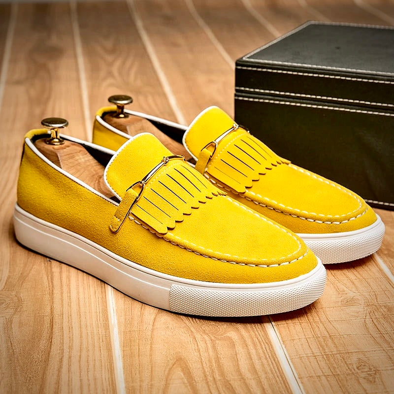 Elegante Herren Wildleder Loafer