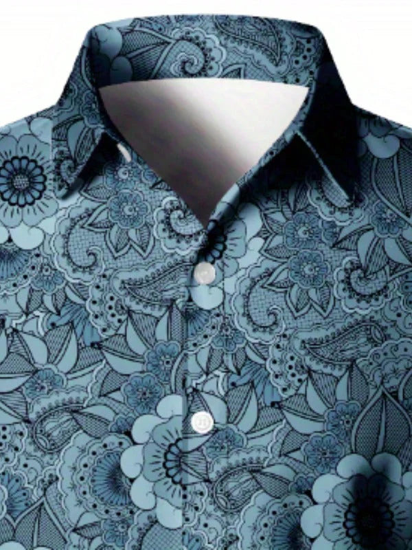 Bluse - in Blautönen