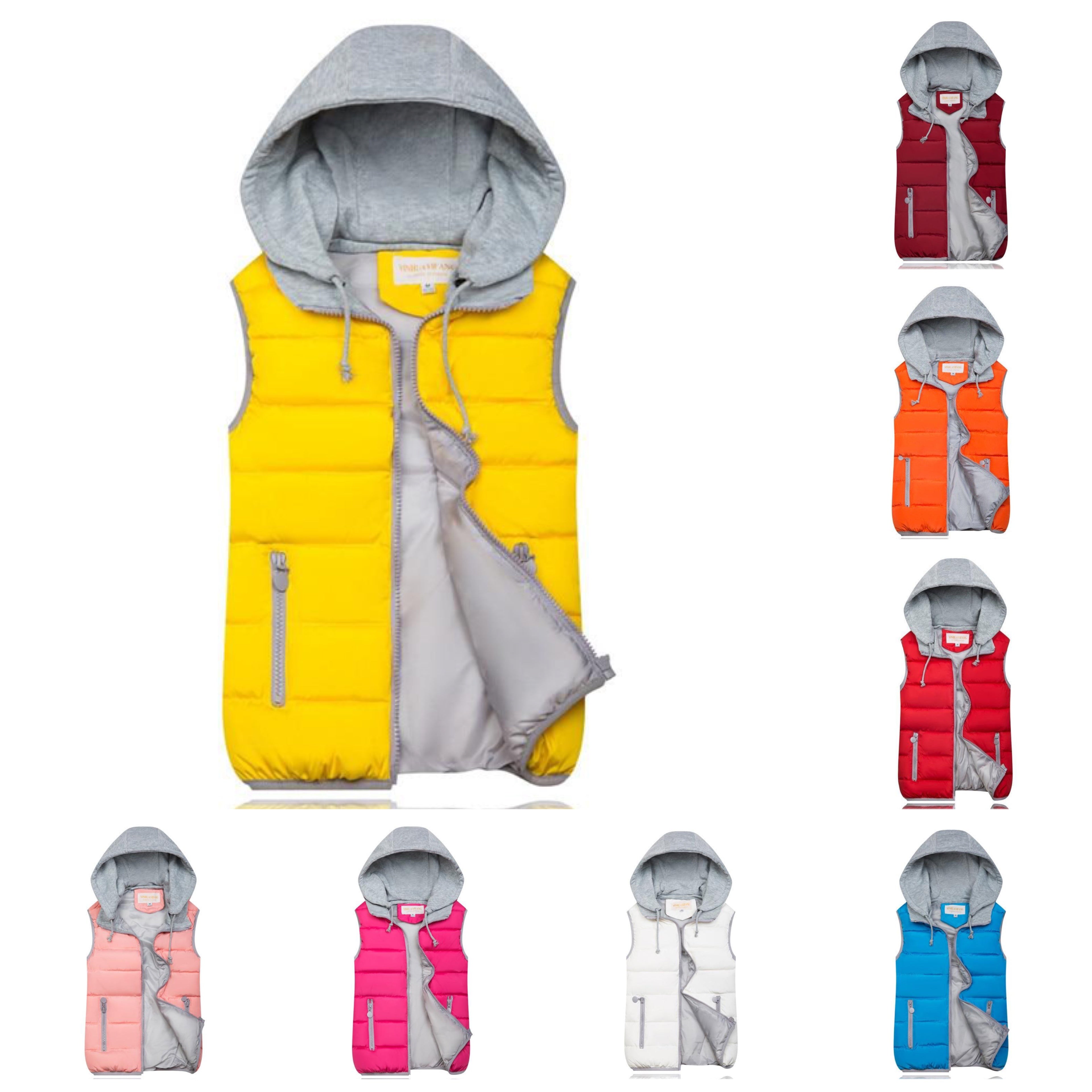 "Emma" Trendige Weste mit Kapuze