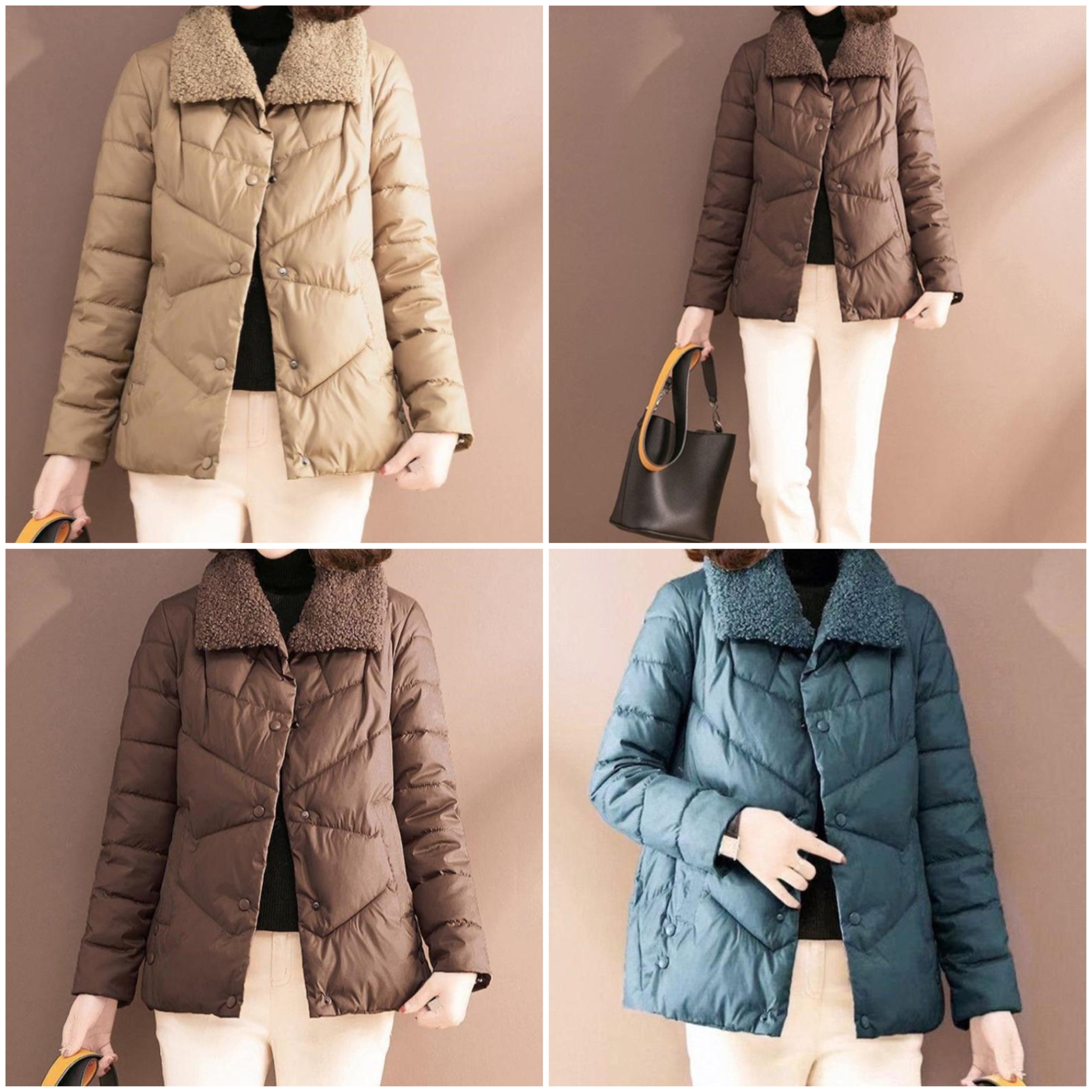 "Marlene" Schlichte Steppjacke