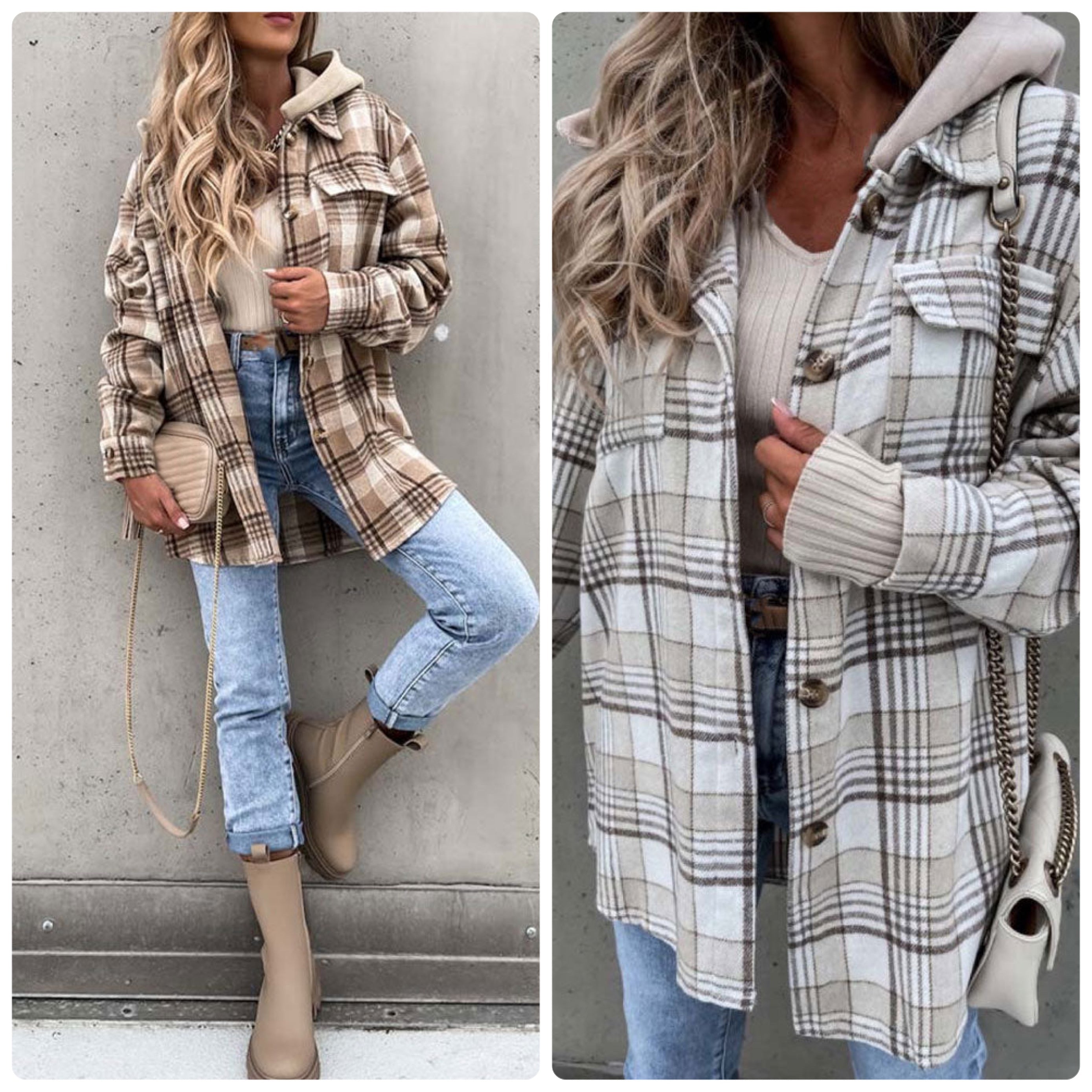 "Karen" Lässige Kapuzenjacke