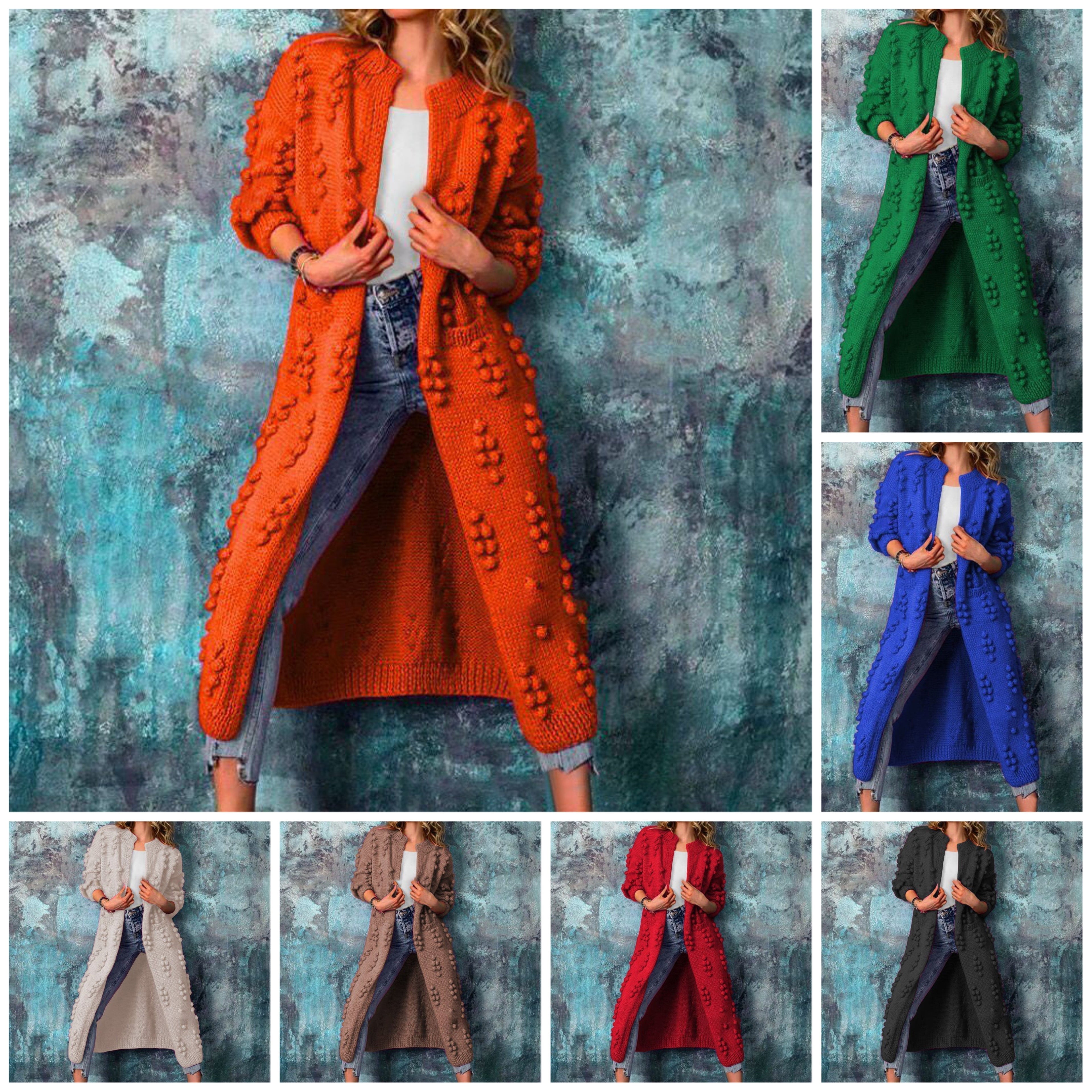 "Annabel"  Lässige Longstrickjacke