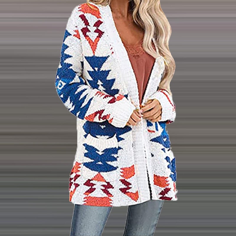 "Melania" Modische Strickjacke