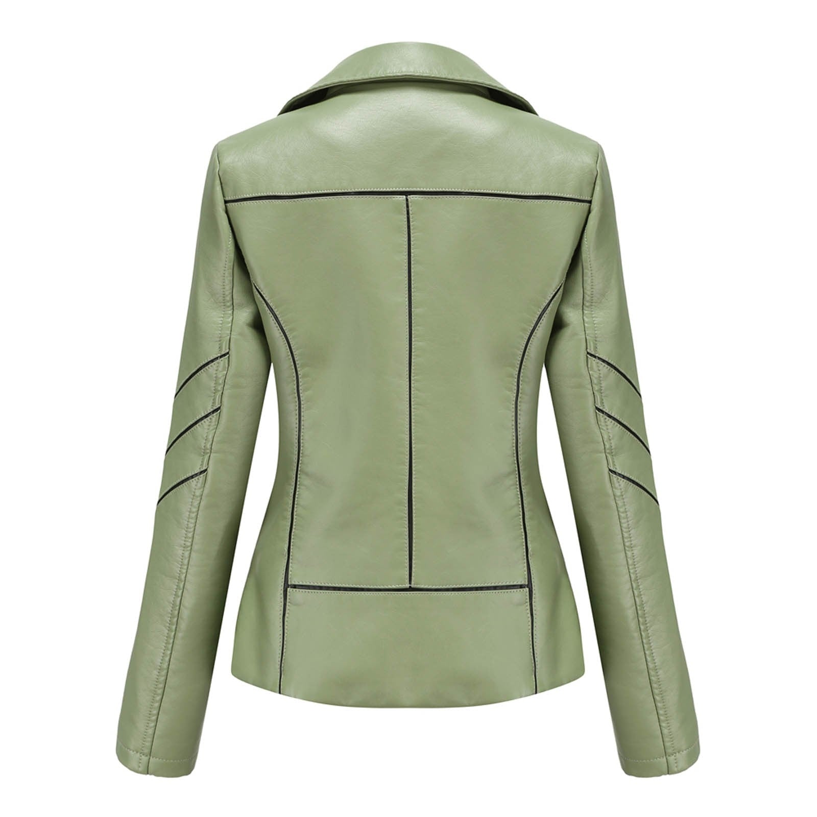 "Lena" Lässiger Lederblazer