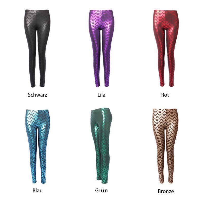 Reflektierende Leggings für Meerjungfrauen