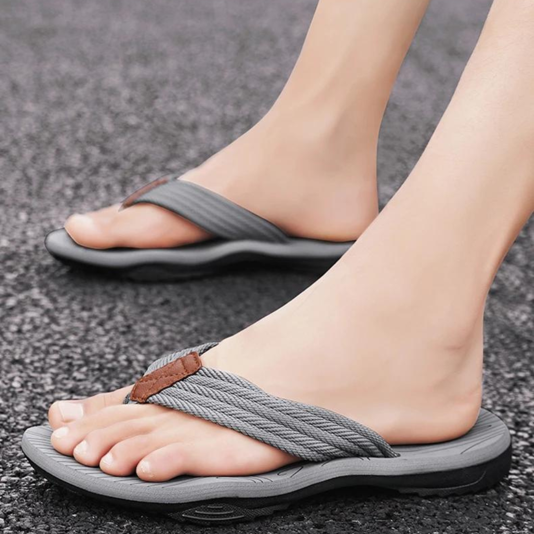 Komfortable Herren Slipper, unterstützend und bequem