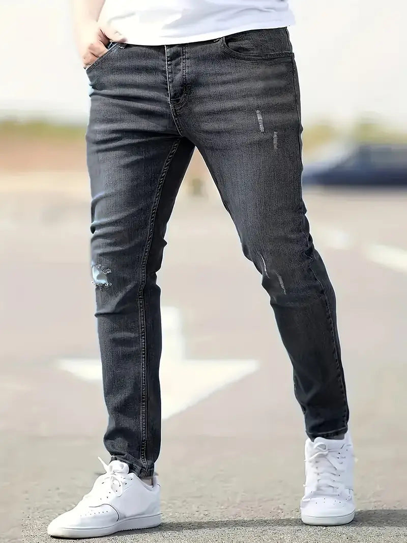 Mateo – lässige ripped-jeans für herren