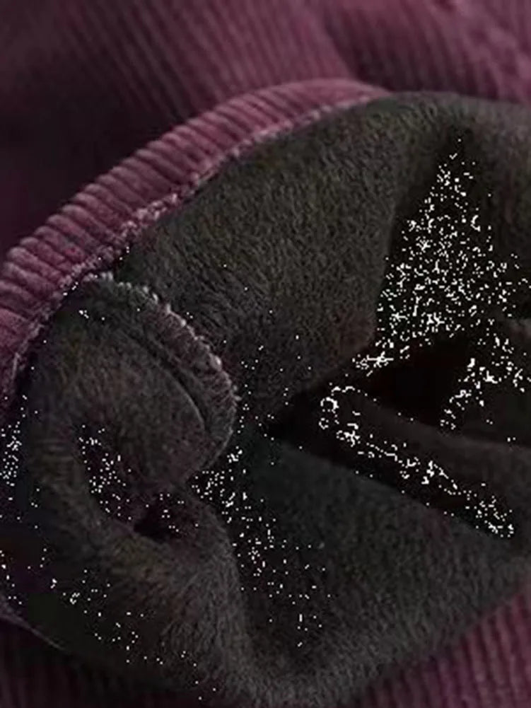 Yulia | Cord Baggy Freizeithosen