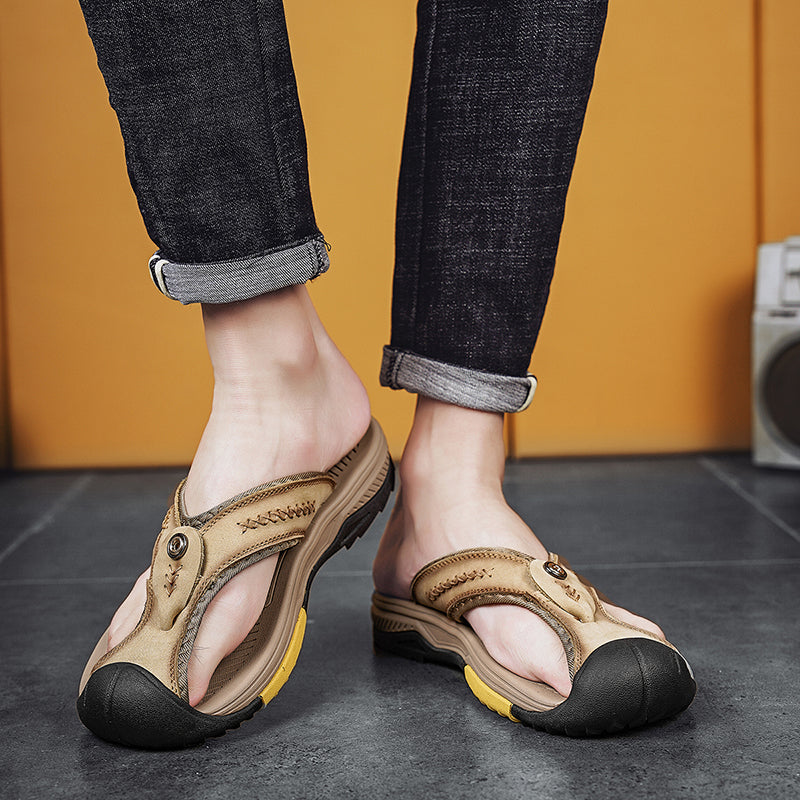 Orthopädische Herren Zehensandalen