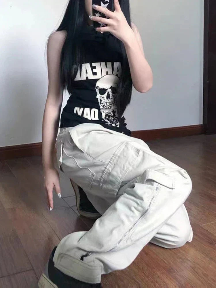 Xanthe | Cargo-Hose mit großer Tasche