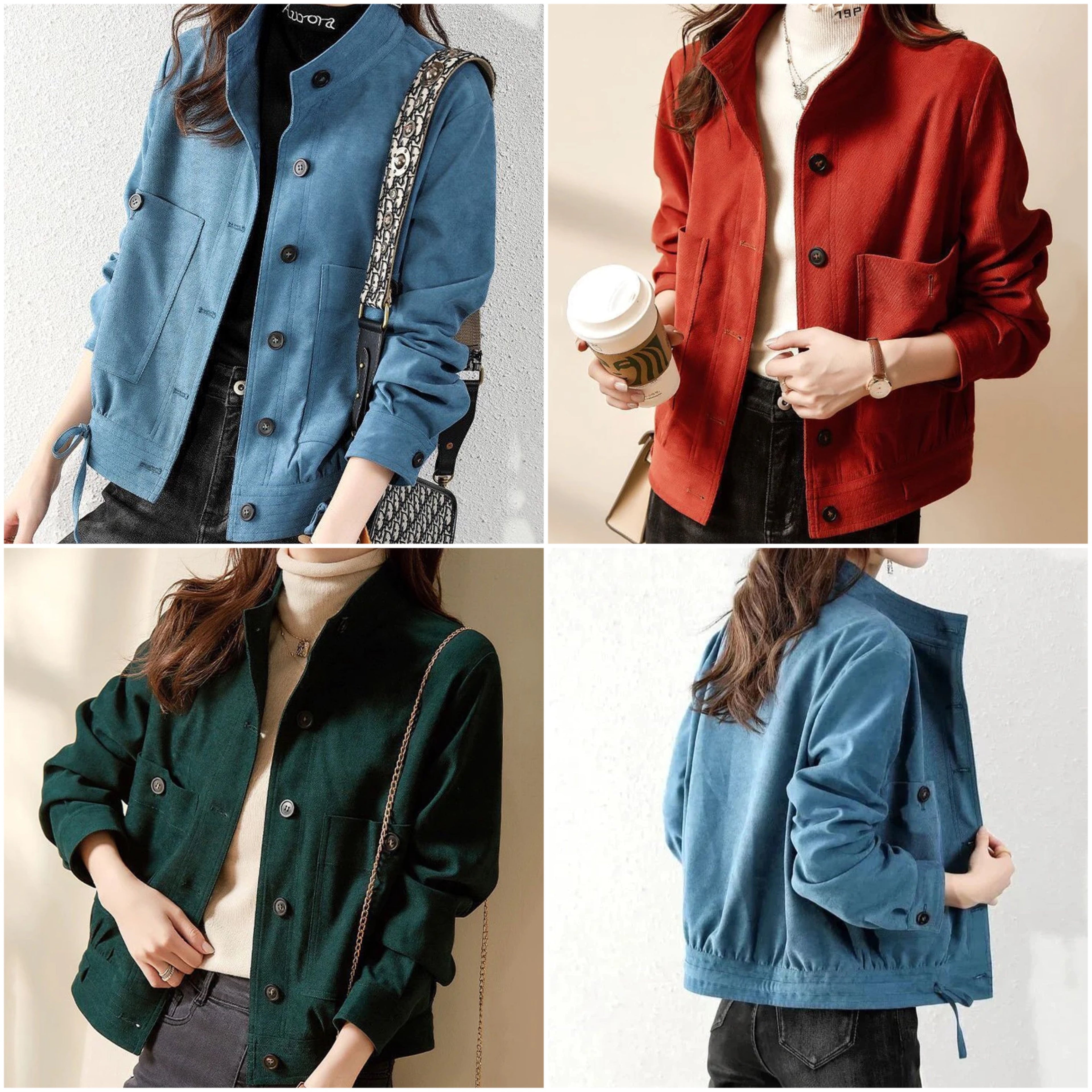 "Samira" Eleganter Kurzmantel