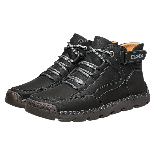 Orthopädische Herren Wanderschuhe aus Leder