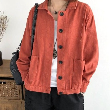 "Melinda" Lässige Hemdjacke