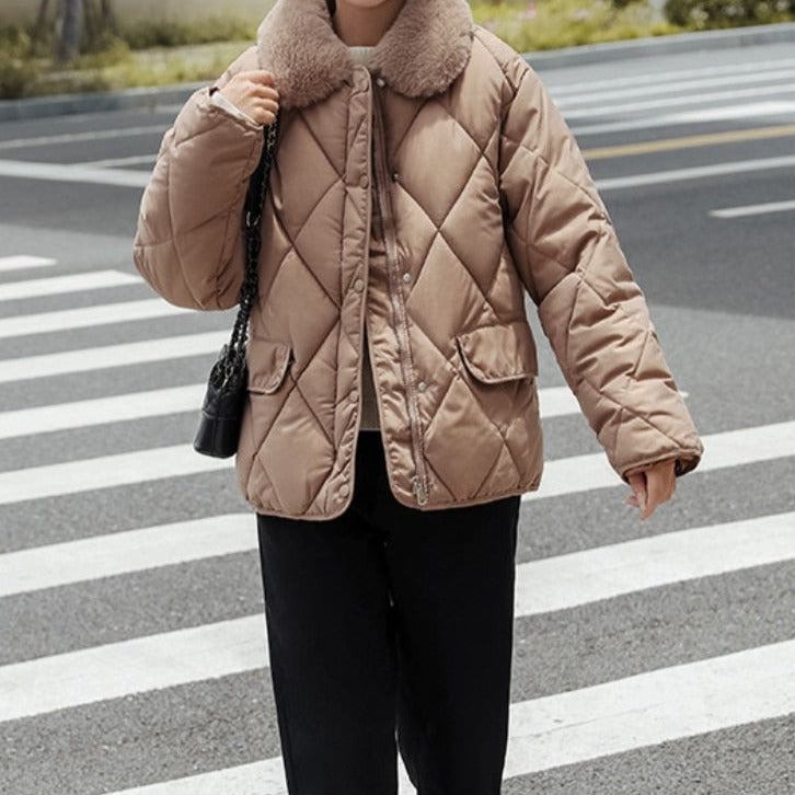 "Sara" Bequeme Warme Jacke