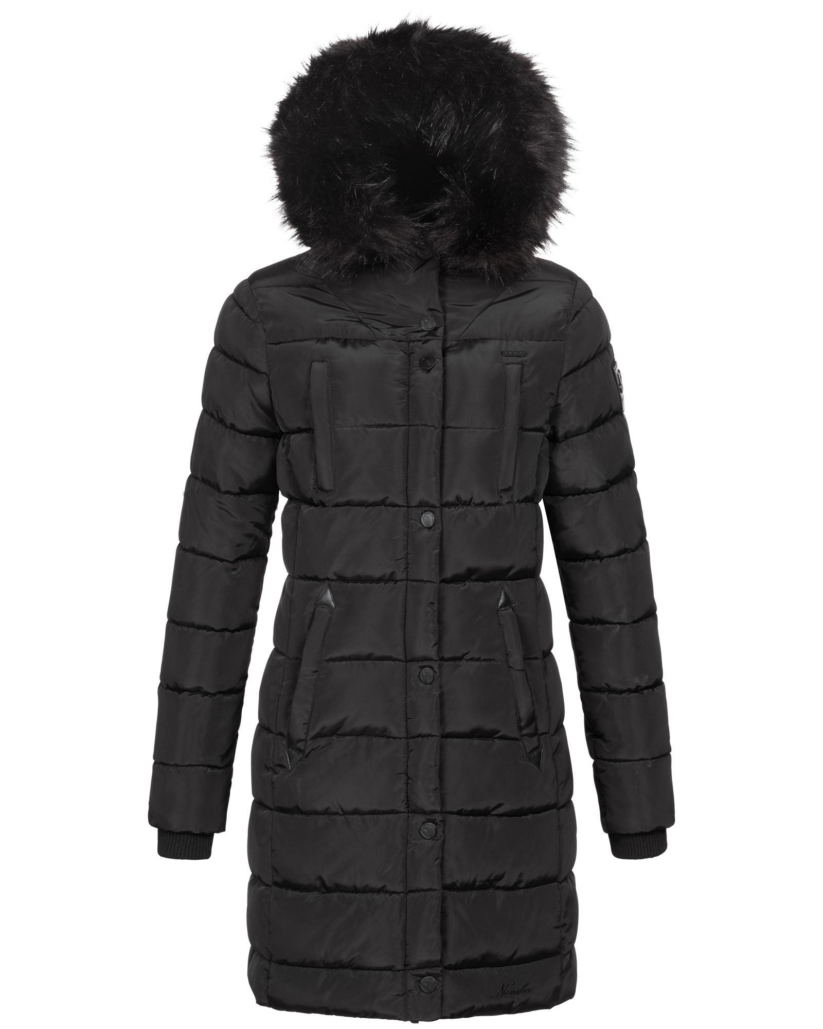 "Nicole" Winterjacke mit abnehmbarem Kunstfell
