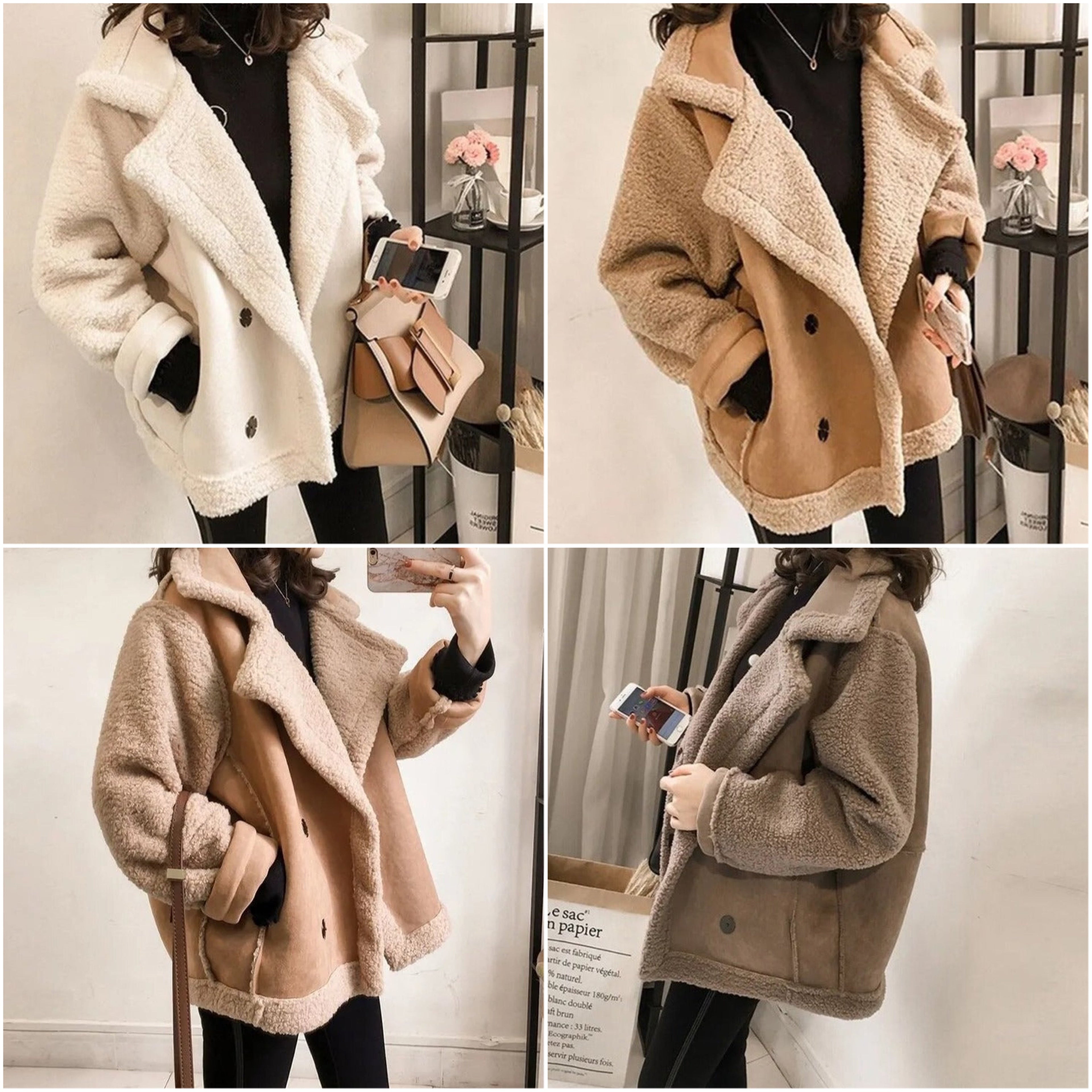 "Samira" Eleganter Warmer Mantel