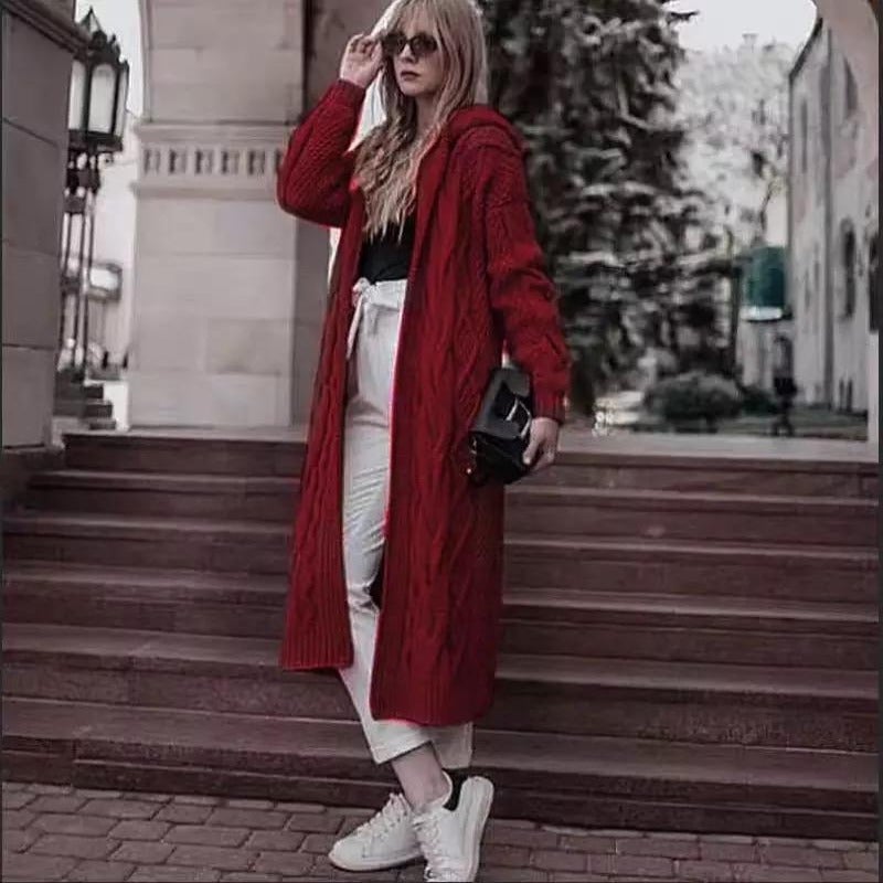 "Mirabella" Modische Longstrickjacke