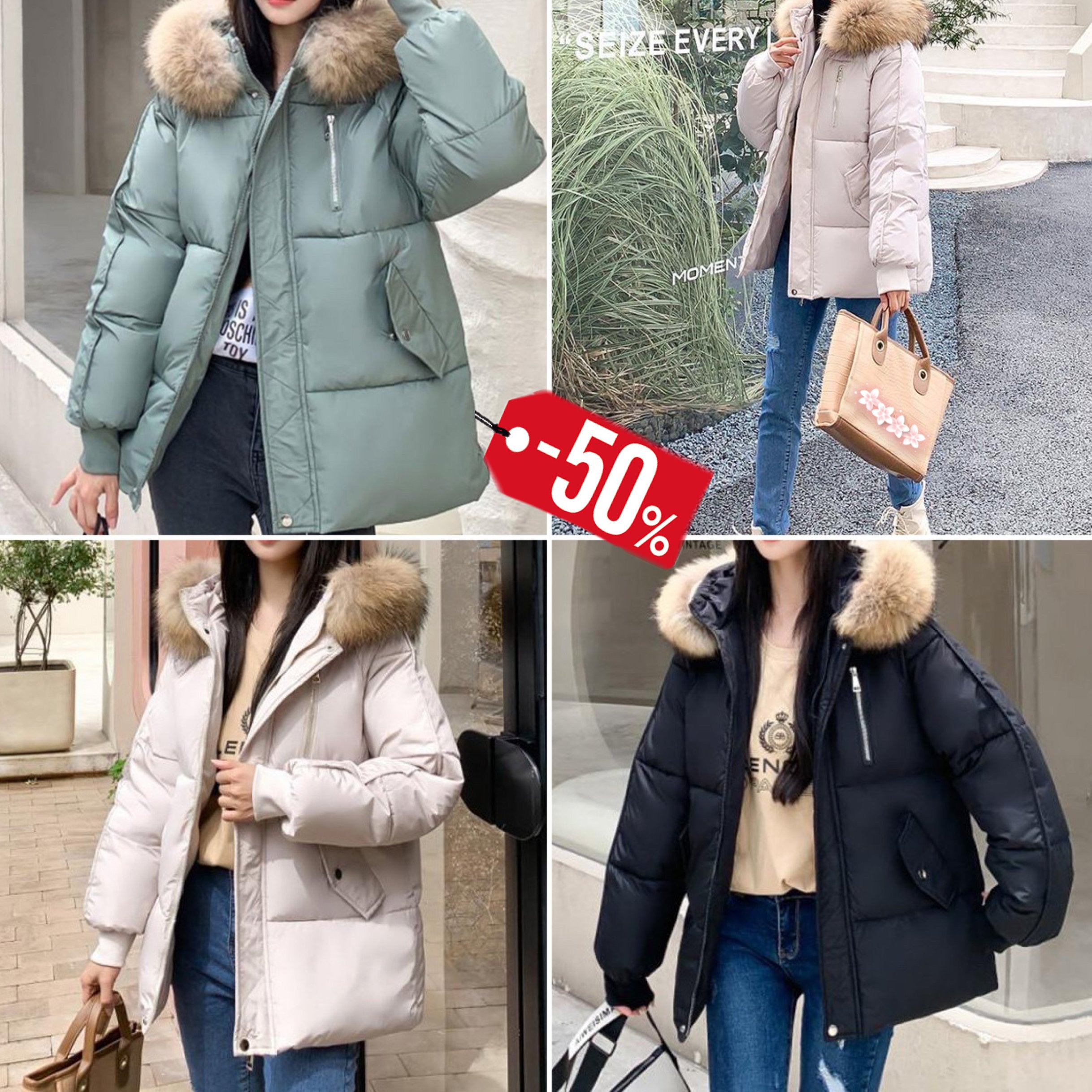 "Sandra" Modische Winterjacke