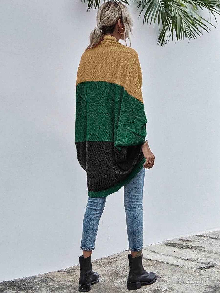 "Minie" Strickcardigan mit Fledermausärmeln