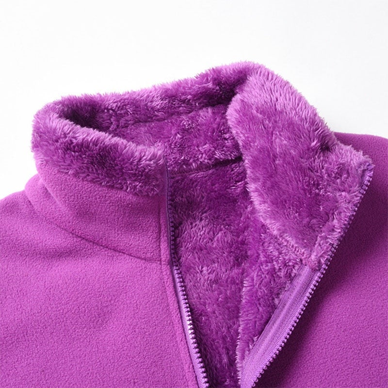 "Rose" Gemütliche Fleecejacke