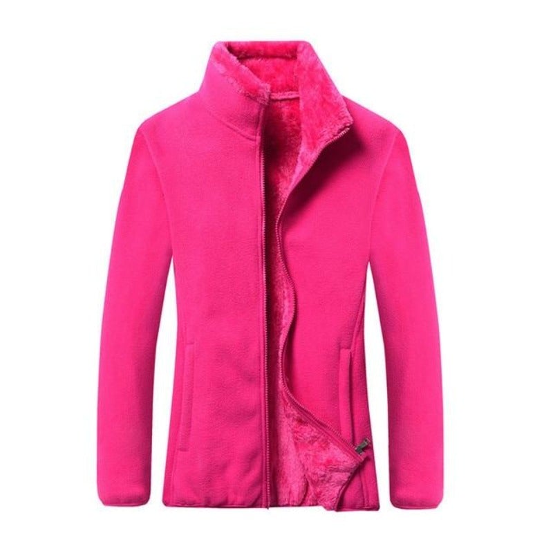 "Rose" Gemütliche Fleecejacke