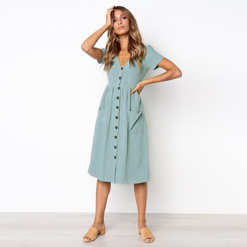 "Marilyn" Elegantes Frühlings-Kleid