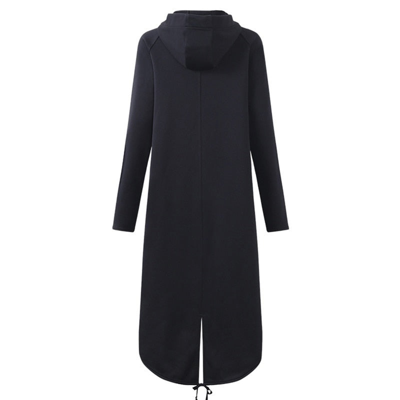 "Sarah" Sportliche Long-Sweatjacke