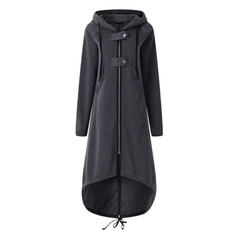 "Sarah" Sportliche Long-Sweatjacke