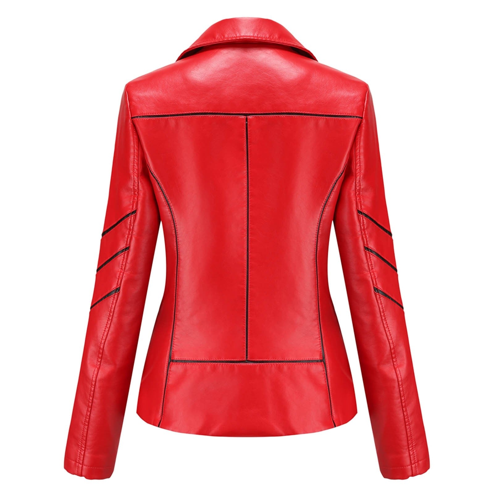 "Lena" Lässiger Lederblazer