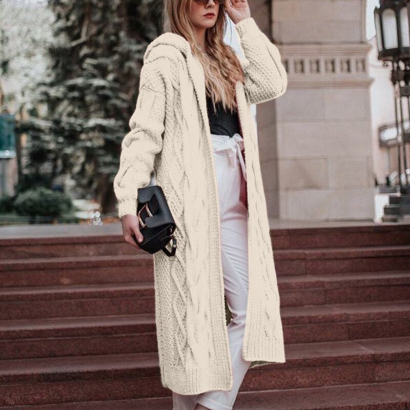 "Mirabella" Modische Longstrickjacke