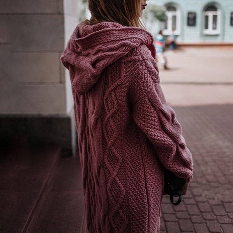 "Mirabella" Modische Longstrickjacke