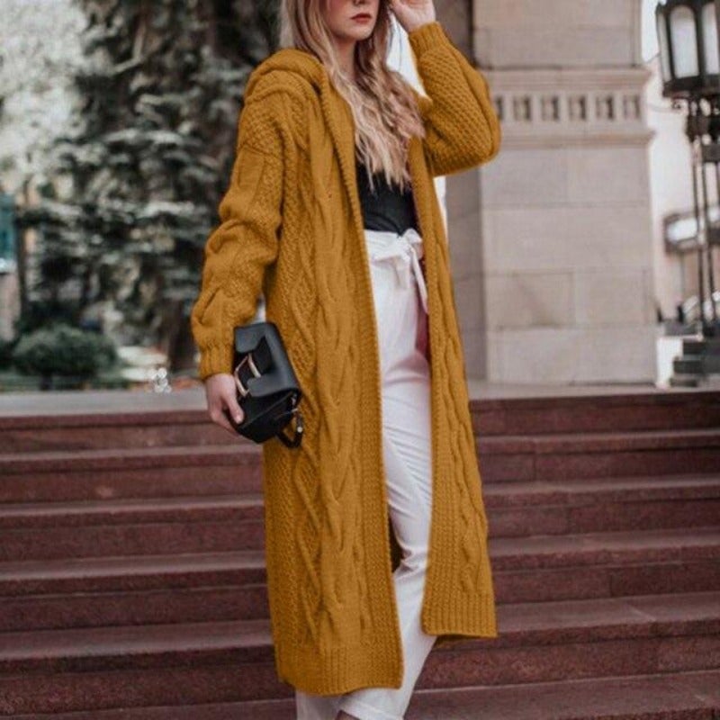 "Mirabella" Modische Longstrickjacke