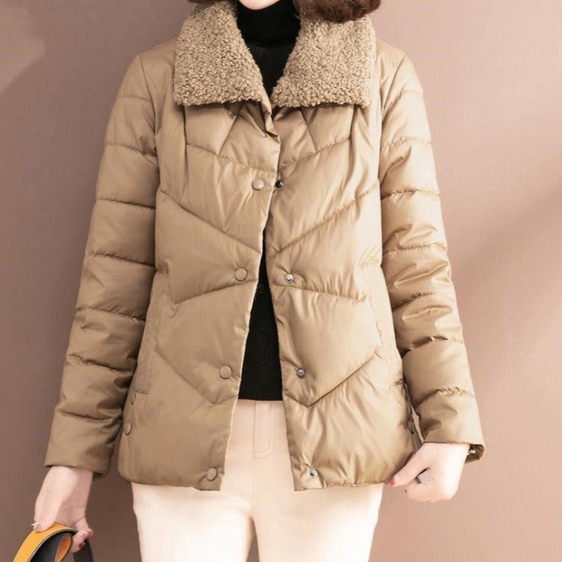 "Marlene" Schlichte Steppjacke